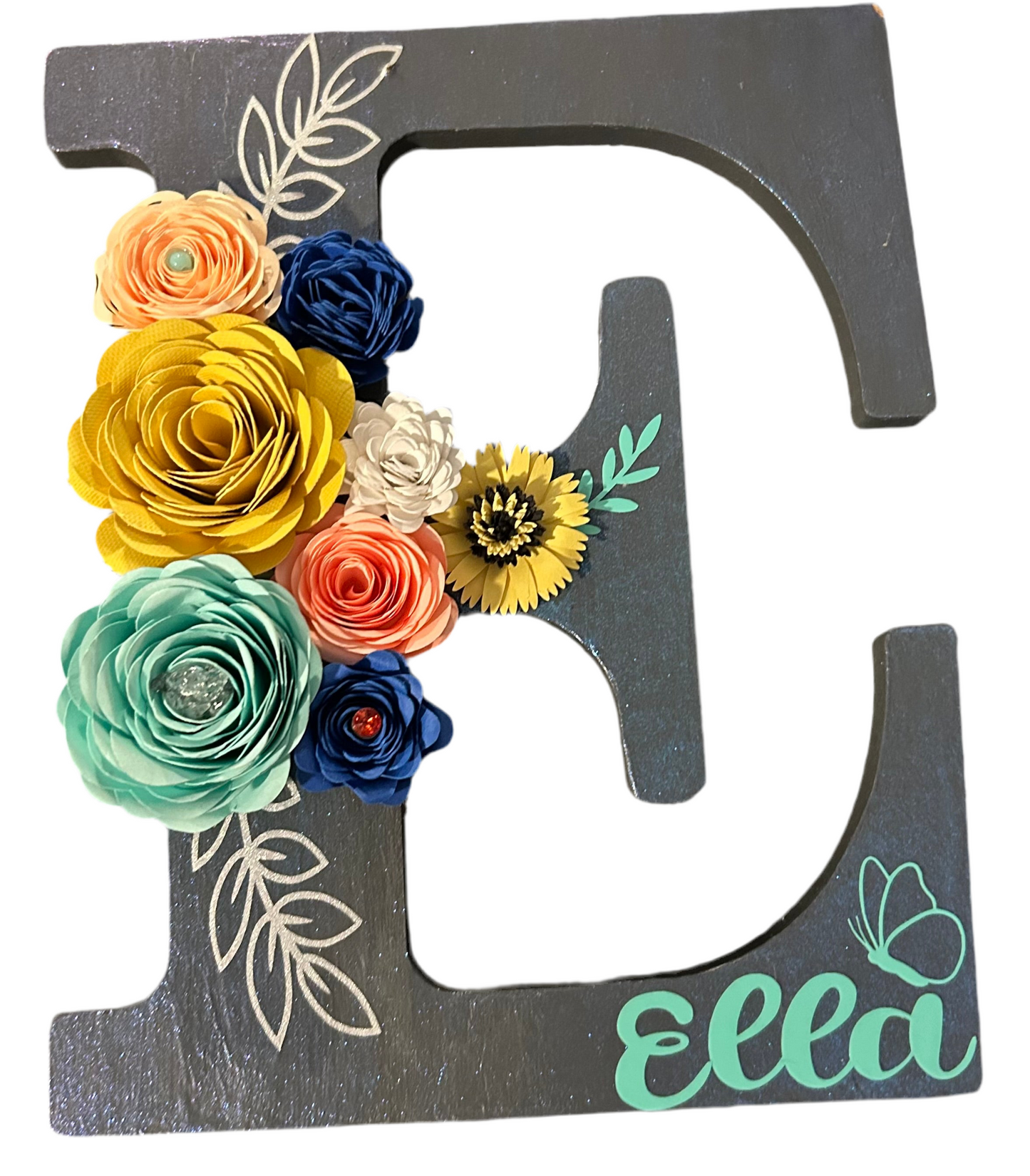 🌸 Personalized Wooden Letter Keepsake – Made with Heart & Purpose 🌸