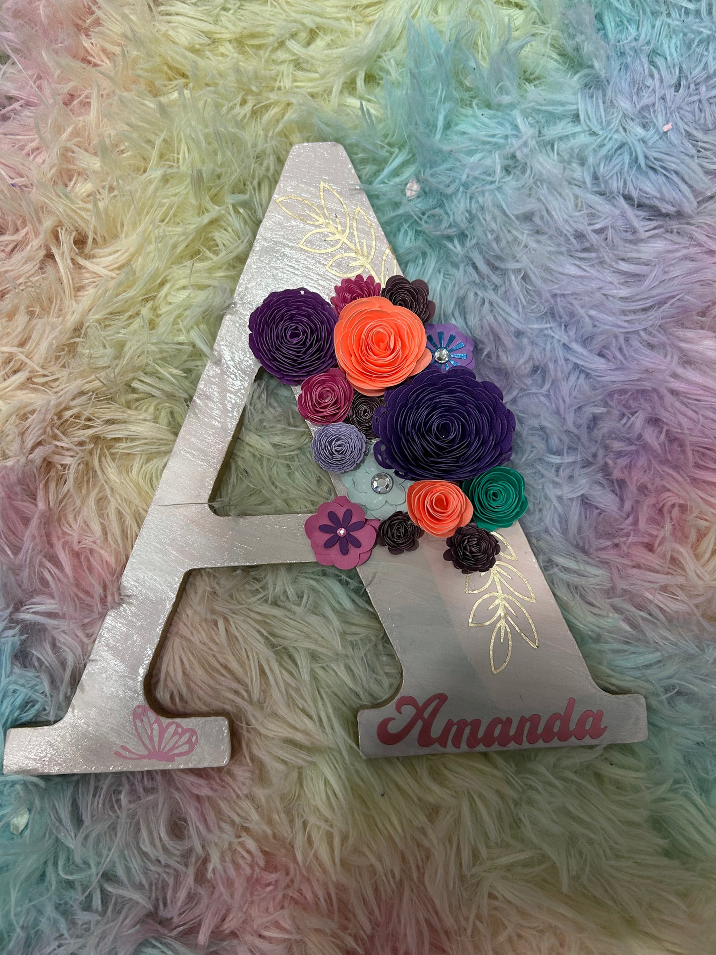 🌸 Personalized Wooden Letter Keepsake – Made with Heart & Purpose 🌸